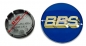 Preview: 4 x BBS Nabendeckel 56mm | blau / gold | "Forged Line" | 10018852 | 56.24.203