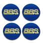 Preview: 4 x BBS Nabendeckel 56mm | blau / gold | "Forged Line" | 10018852 | 56.24.203