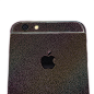 Preview: Glitzerfolie für iPhone 6 / 6s | Skin, Schutzfolie, Aufkleber | dunkelbraun