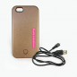 Preview: LED Selfie Hülle für iPhone 6 / 6s Plus | Protection Case mit SOS Licht | pink