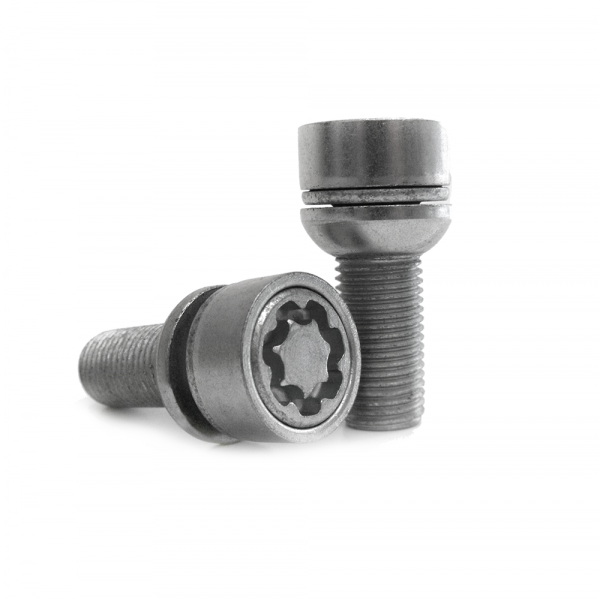 Felgenschloss Sicustar - M14x1,5 - Kugel R13  zweiteilig - L: 28 mm - SW 17