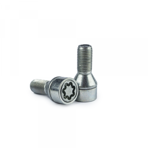 Felgenschloss Sicustar - M12x1,75 - Kegel 60° einteilig - L: 25 mm - SW 17