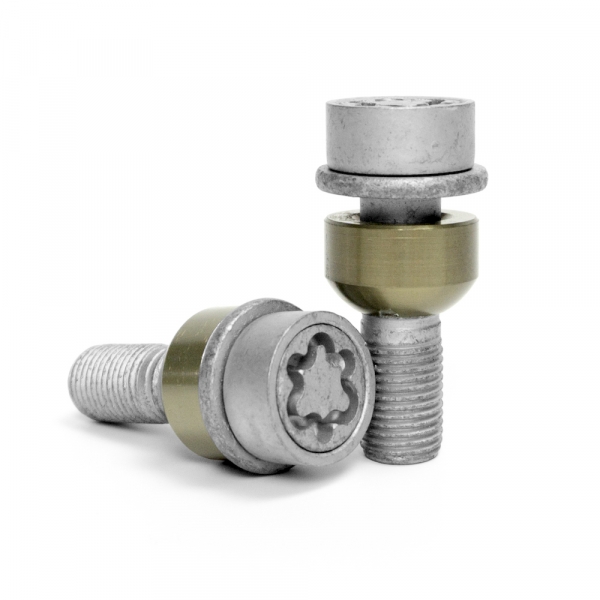 Felgenschloss Sicustar - M14x1,5 - Kugel R14  zweiteilig - L: 30 mm - SW 17