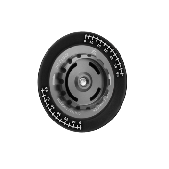 Zentralverschluss-Optik für BBS Felgen ZV-Mutter anthrazit / ZV-Deckel schwarz