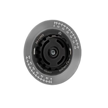 Zentralverschluss-Optik für BBS Felgen ZV-Mutter schwarz / ZV-Deckel anthrazit