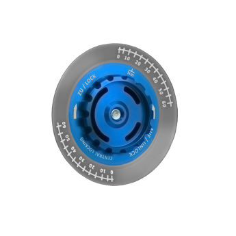 Zentralverschluss-Optik für BBS Felgen ZV-Mutter blau / ZV-Deckel anthrazit