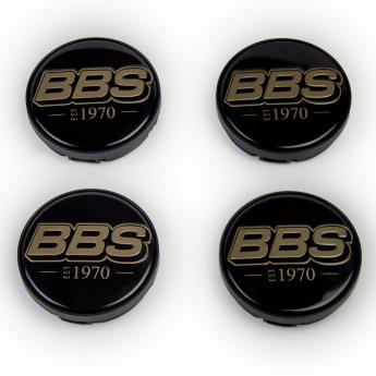 4 x BBS Nabendeckel 56mm Jubiläumsedition 50 Jahre Bronze/Schwarz 2D 10025040