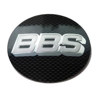 1x BBS Klebelinse 68mm - carbon/silber - 0924284