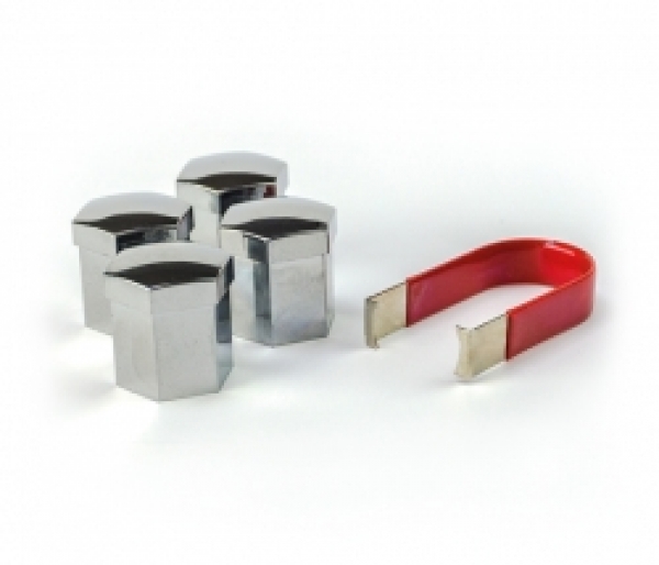 Preview: 20 x Abdeckkappen für Schrauben und Muttern |  Schlüsselweite 17 chrom