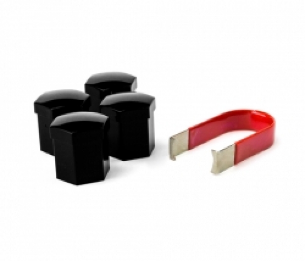 Preview: 20 x Abdeckkappen für Schrauben und Muttern | Schlüsselweite 21 schwarz