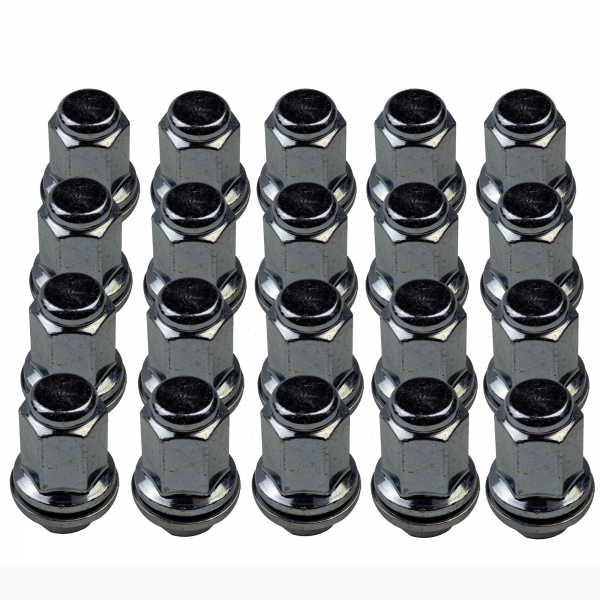 20 x Radmutter geschlossen M14 x 1,5 Flachbund SW 21 verzinkt Höhe 47mm