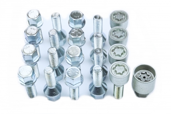 Felgenschloss & Radschrauben Set | M12x1,5 | 30mm | Kegel 60° | SW17