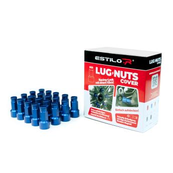 Preview: Lug Nuts | ESTILO.R | Lug Nut Cover | SW 19 | blau eloxiert