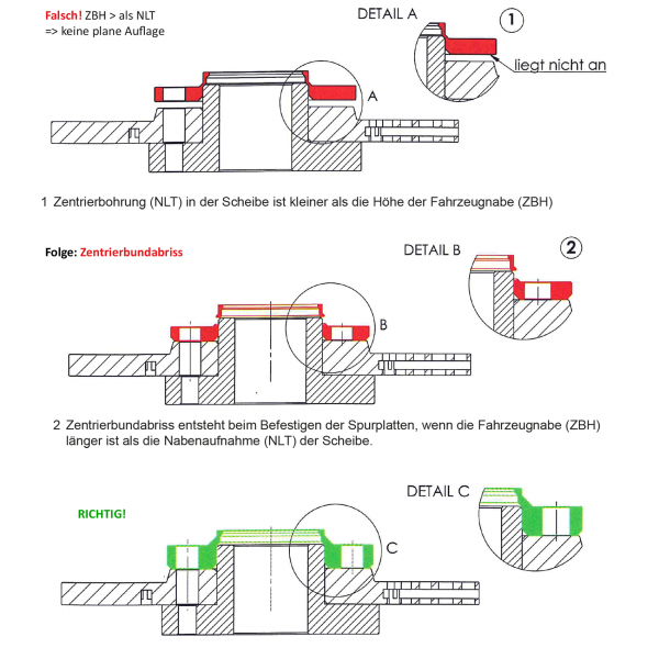 Estilo-R Alu Schwarz Spurverbreiterungs-Set mit Radschrauben und ABE für GL-Klassen 24mm pro Achse LK 112/5 ZBD 66,5 eloxiert
