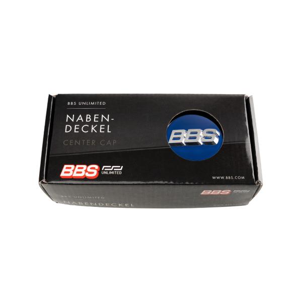 Wemar-autozubehoer.de - 4 x BBS 3D Nabendeckel Ø56mm blau, Logo  
