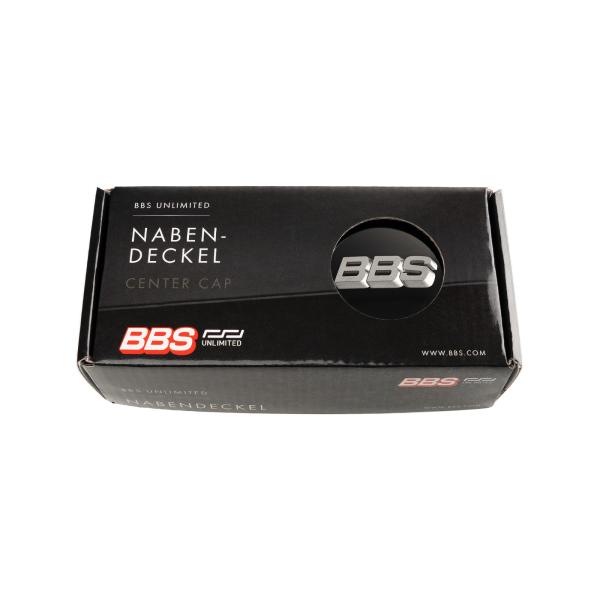 Wemar-autozubehoer.de - 4 x BBS 3D Nabendeckel Ø70,6mm schwarz