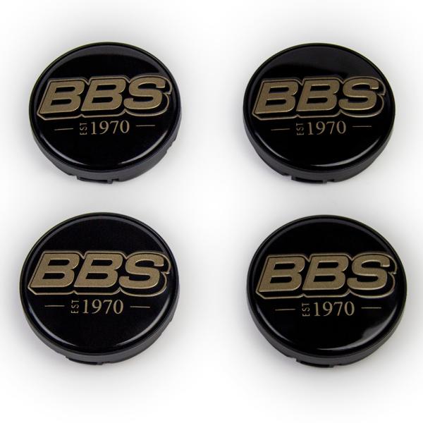 4 x BBS Nabendeckel 56mm Jubiläumsedition 50 Jahre Bronze/Schwarz 2D 10025040