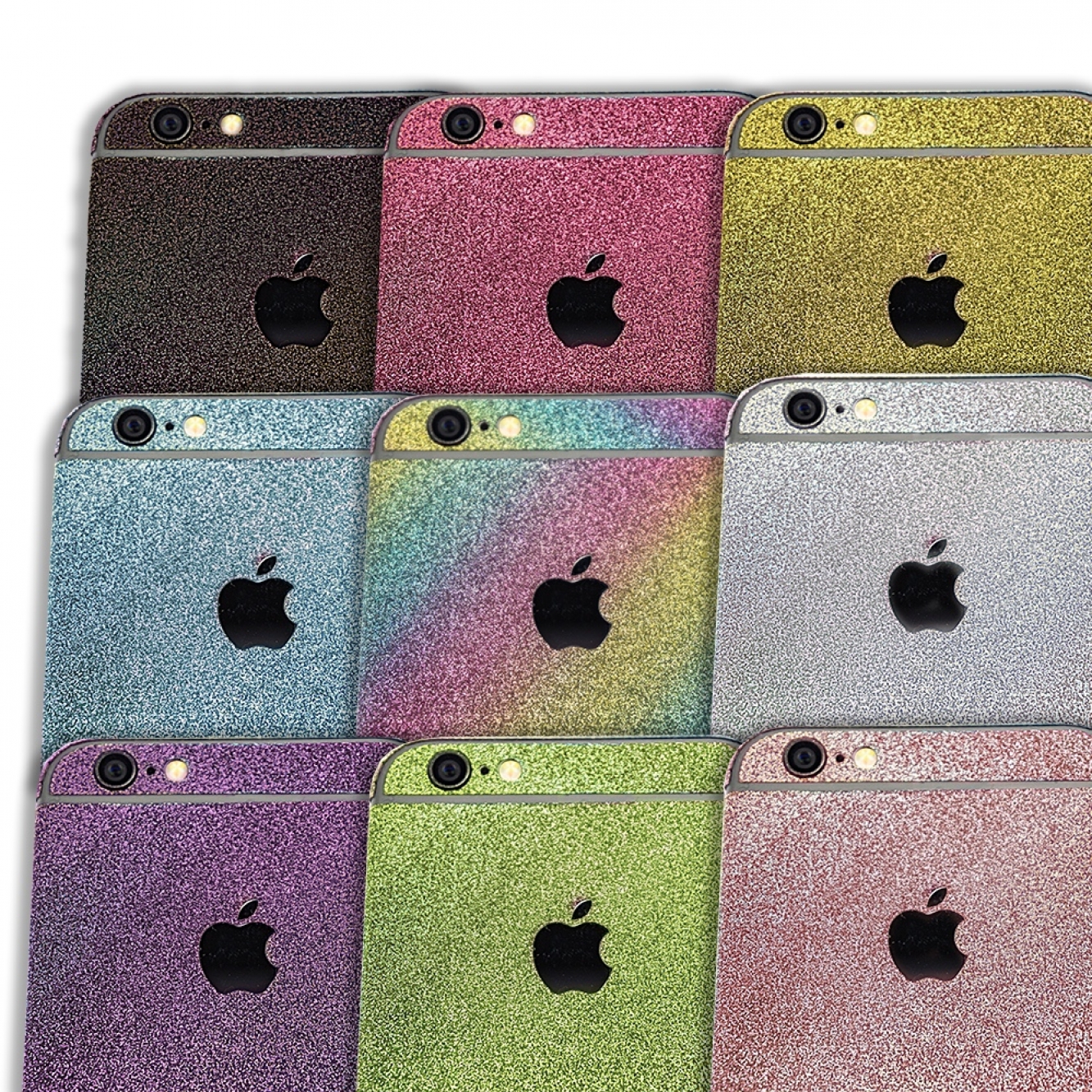 Glitzerfolie für iPhone 6 / 6s | Skin, Folie, Schutzfolie, Aufkleber | rosa