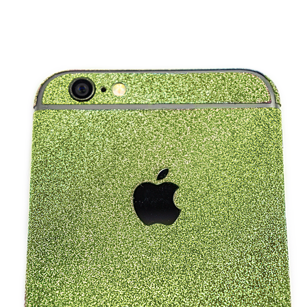 Glitzerfolie für iPhone 6 / 6s | Skin, Folie, Schutzfolie, Aufkleber | grün