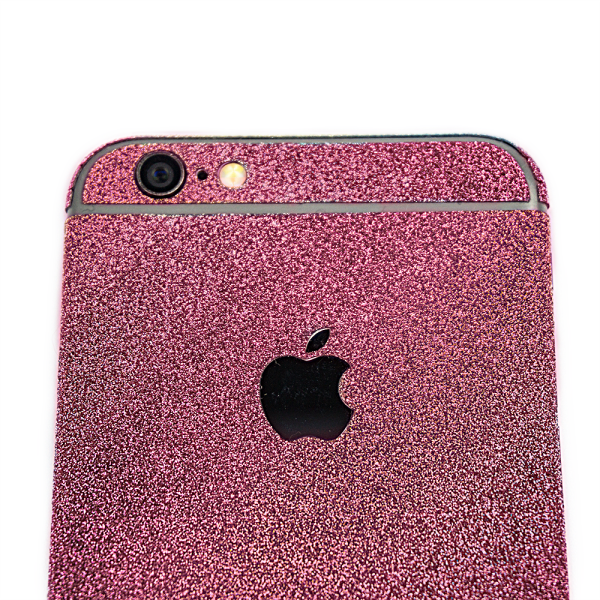 Glitzerfolie für iPhone 6 / 6s | Skin, Folie, Schutzfolie, Aufkleber | pink