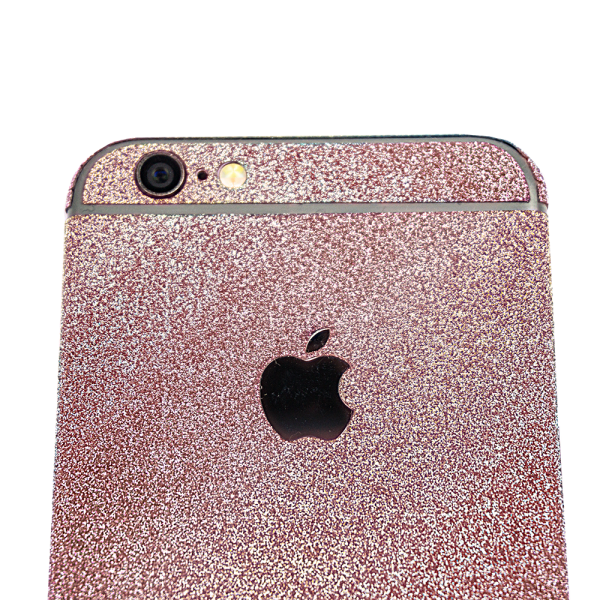 Glitzerfolie für iPhone 6 / 6s | Skin, Folie, Schutzfolie, Aufkleber | rosa