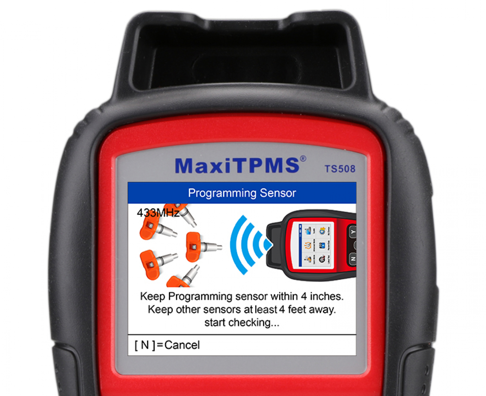 Starterset Autel MaxiTPMS TS508 Programmiergerät mit 4, 8, 12 oder 40 Sensoren